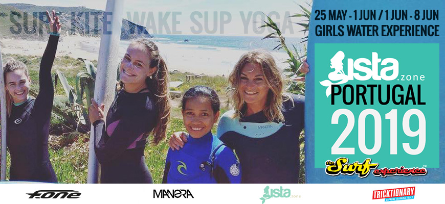Kite Camp Pro coaching in Portugal Sista.zone Girls Experience Camp – June – 2019